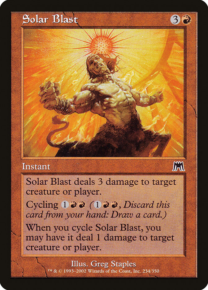 Solar Blast [Onslaught] [Foil]