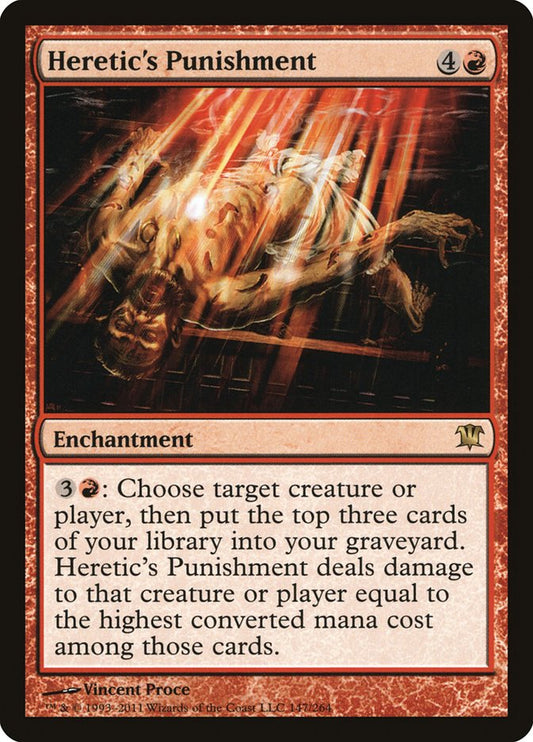 Heretic's Punishment [Innistrad] [Foil]