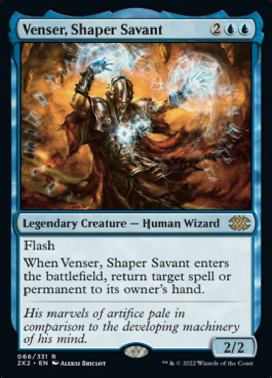 Venser, Shaper Savant [Double Masters 2022] [Foil]