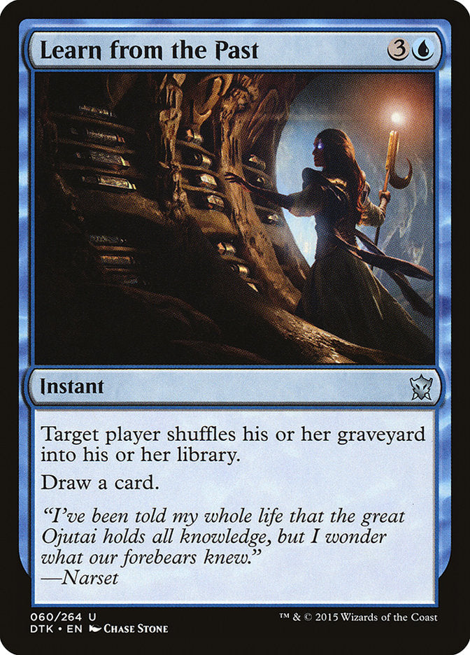 Learn from the Past [Dragons of Tarkir] [Foil]