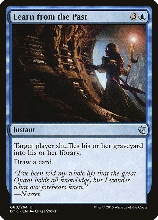 Learn from the Past [Dragons of Tarkir] [Foil]