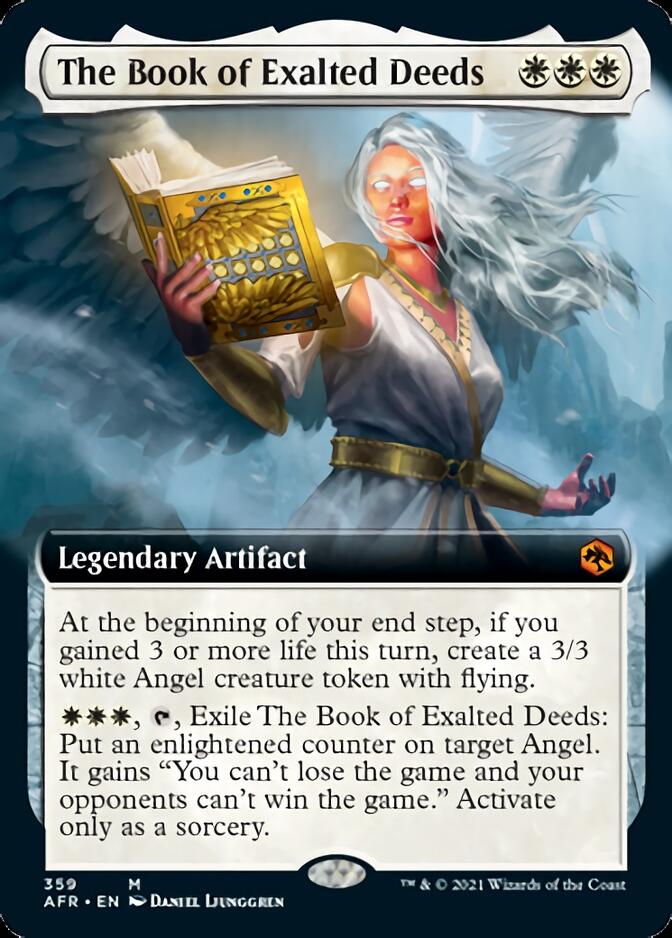 The Book of Exalted Deeds (Extended Art) [Dungeons & Dragons: Adventures in the Forgotten Realms] [Foil]