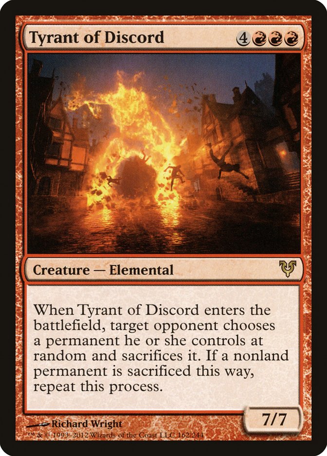 Tyrant of Discord [Avacyn Restored] [Foil]