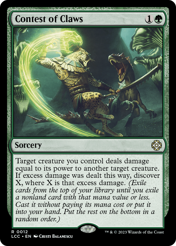 Contest of Claws [The Lost Caverns of Ixalan Commander] [Foil]