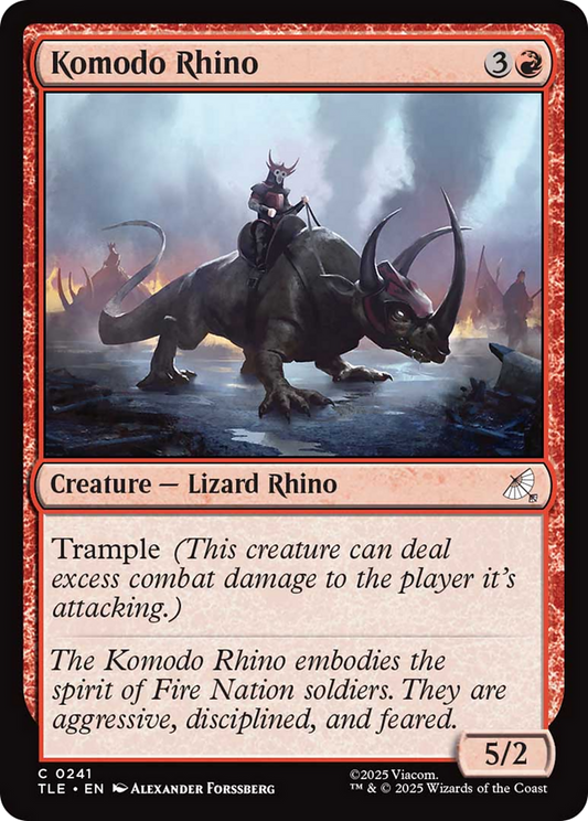 Komodo Rhino [Avatar: The Last Airbender: Eternal-Legal] [Foil]