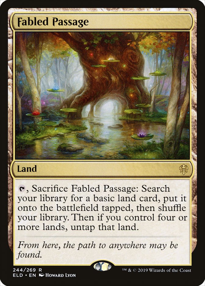 Fabled Passage [Throne of Eldraine] [Foil]