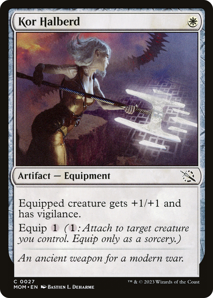 Kor Halberd [March of the Machine] [Foil]