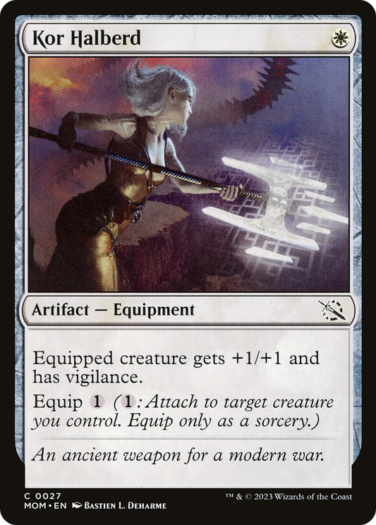 Kor Halberd [March of the Machine] [Foil]