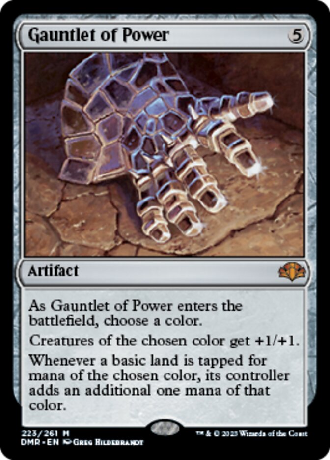 Gauntlet of Power [Dominaria Remastered] [Foil]