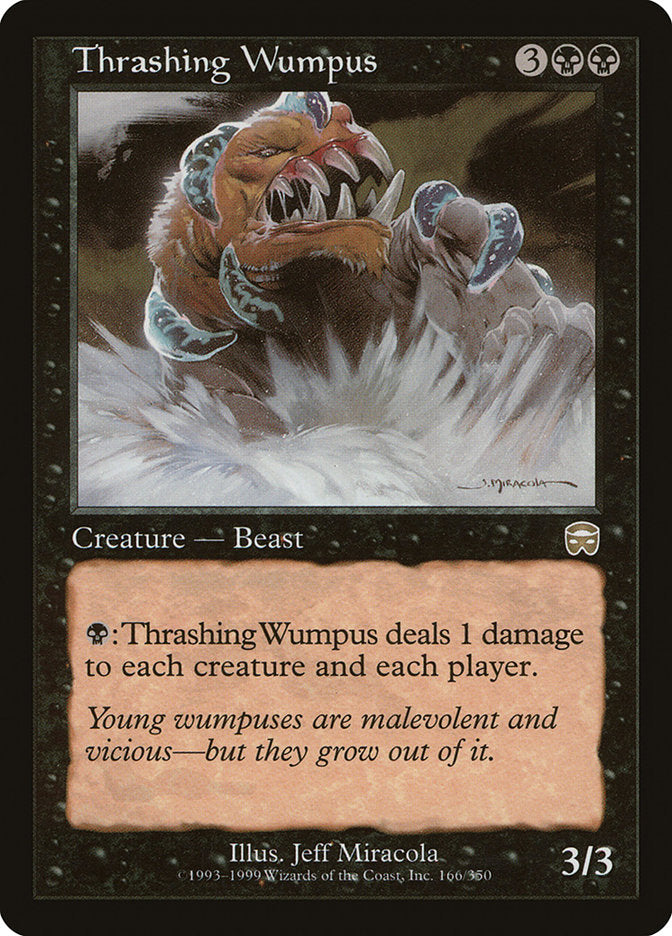 Thrashing Wumpus [Mercadian Masques] [Foil]