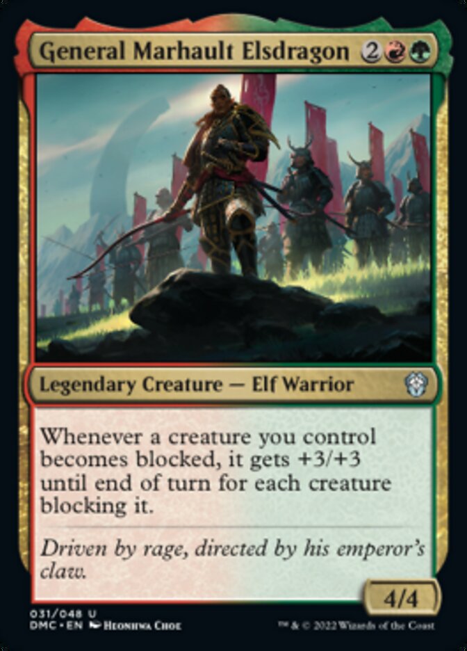 General Marhault Elsdragon [Dominaria United Commander] [Foil]