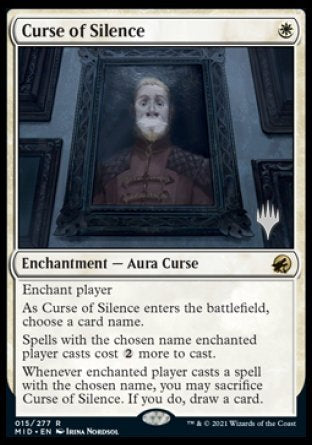 Curse of Silence (Promo Pack) [Innistrad: Midnight Hunt Promos] [Foil]