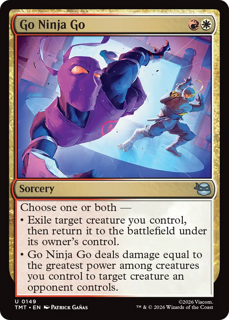 Go Ninja Go [Teenage Mutant Ninja Turtles] [Foil]
