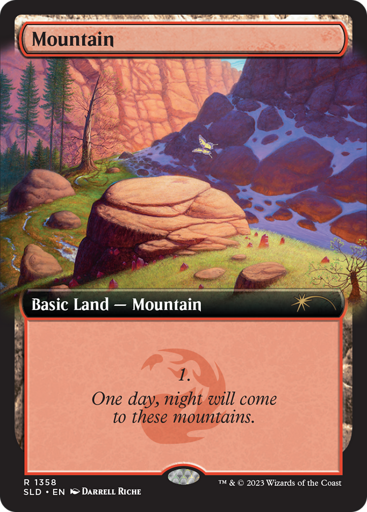 Mountain (1358) [Secret Lair Drop Series] [Foil]