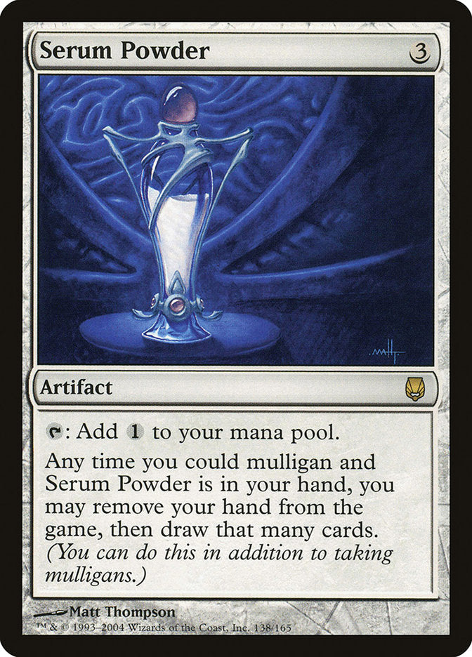 Serum Powder [Darksteel] [Foil]