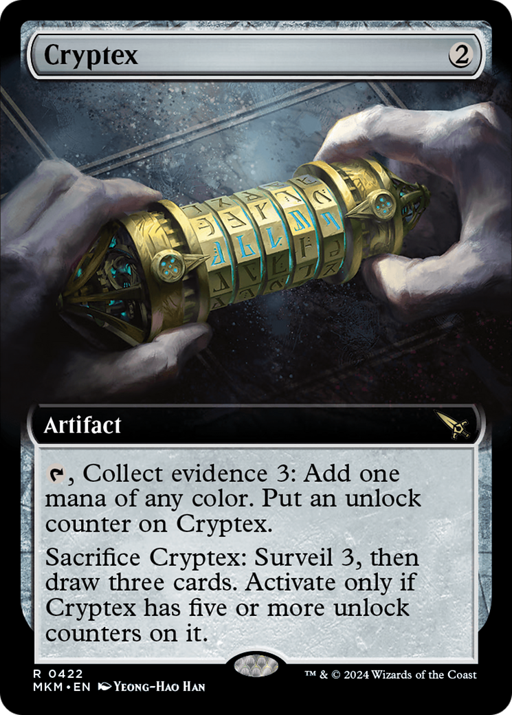 Cryptex (Extended Art) [Murders at Karlov Manor] [Foil]