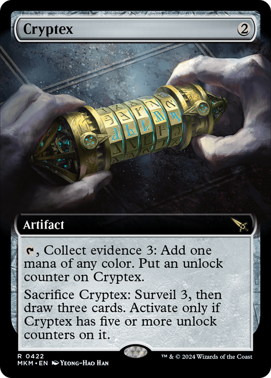 Cryptex (Extended Art) [Murders at Karlov Manor] [Foil]