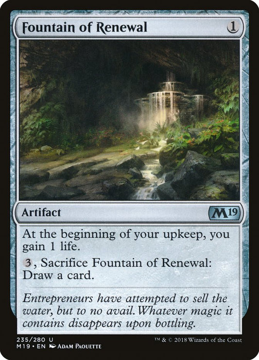 Fountain of Renewal [Core Set 2019] [Foil]