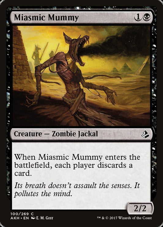 Miasmic Mummy [Amonkhet] [Foil]