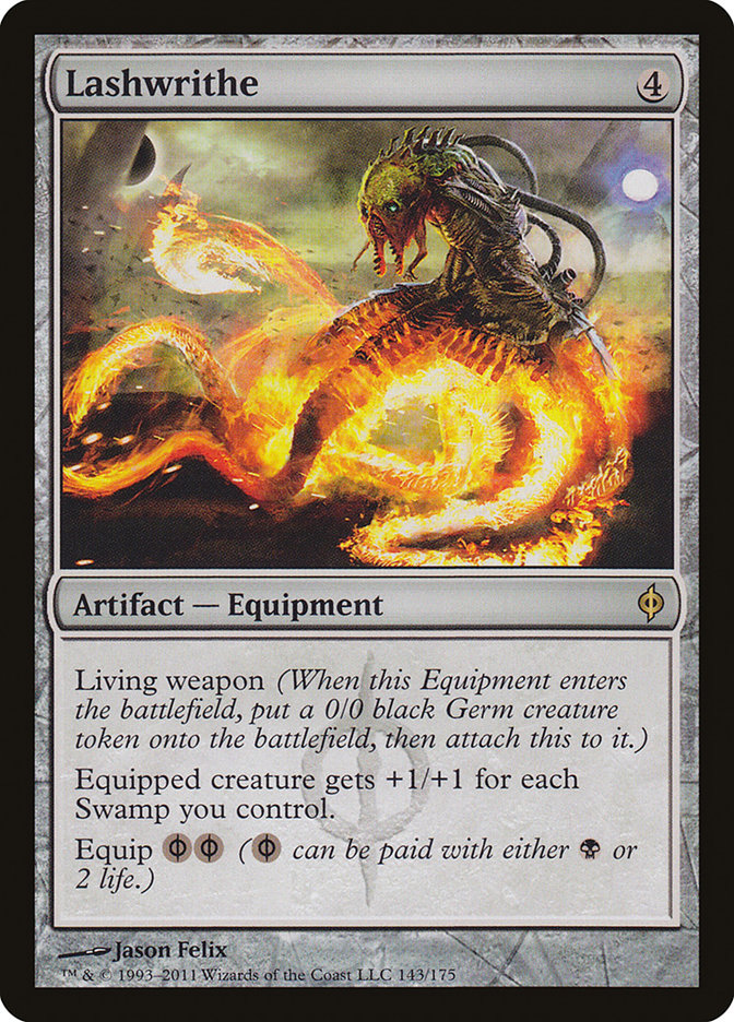 Lashwrithe [New Phyrexia] [Foil]