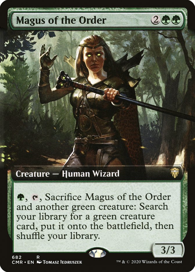 Magus of the Order (Extended Art) [Commander Legends] [Foil]