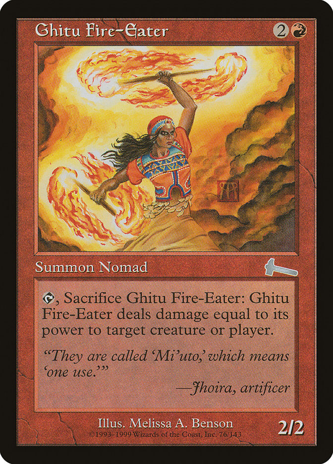 Ghitu Fire-Eater [Urza's Legacy] [Foil]