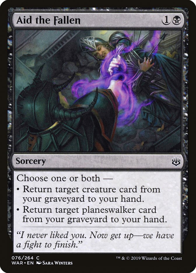 Aid the Fallen [War of the Spark] [Foil]