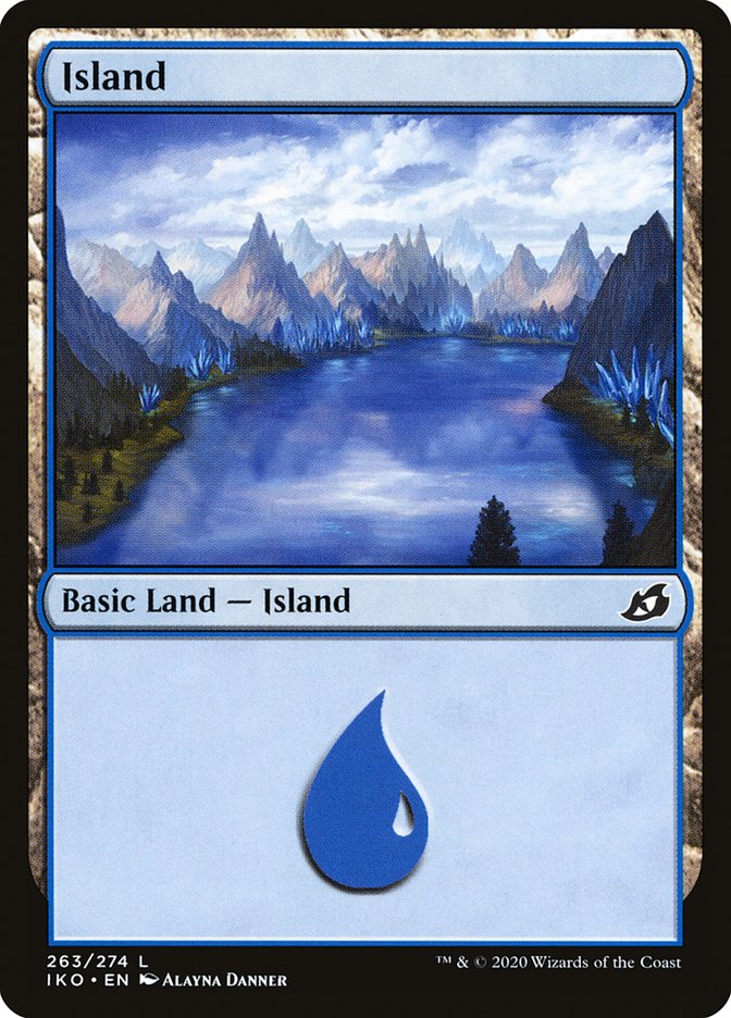 Island (263) [Ikoria: Lair of Behemoths] [Foil]