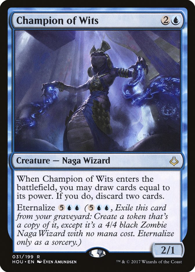 Champion of Wits [Hour of Devastation] [Foil]