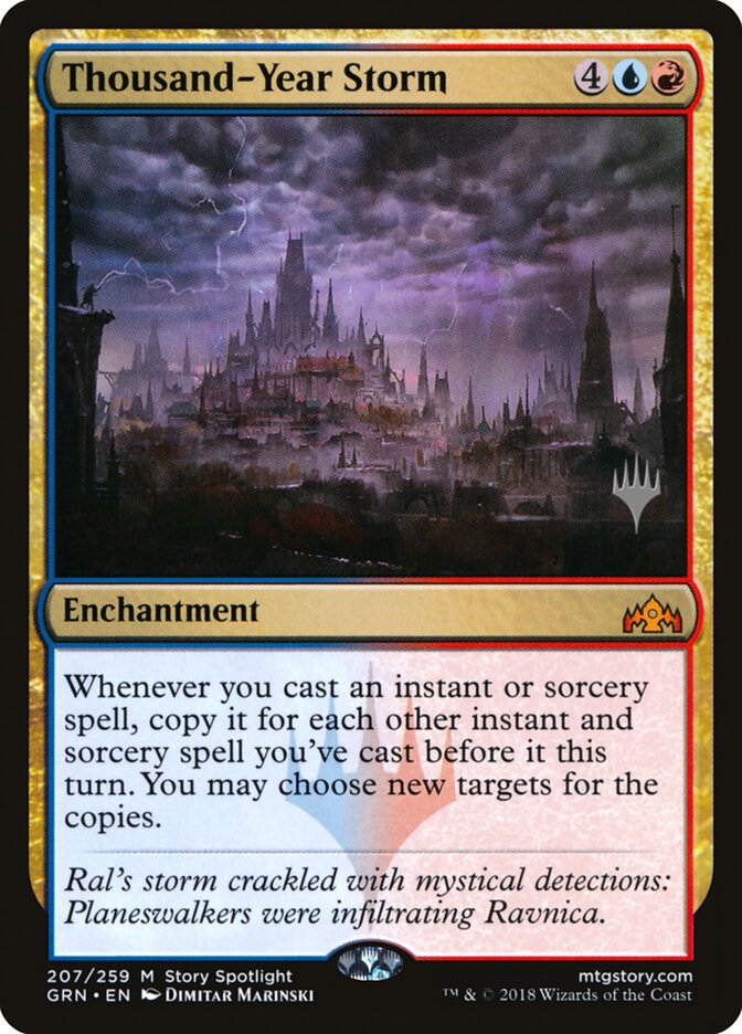 Thousand-Year Storm (Promo Pack) [Guilds of Ravnica Promos] [Foil]
