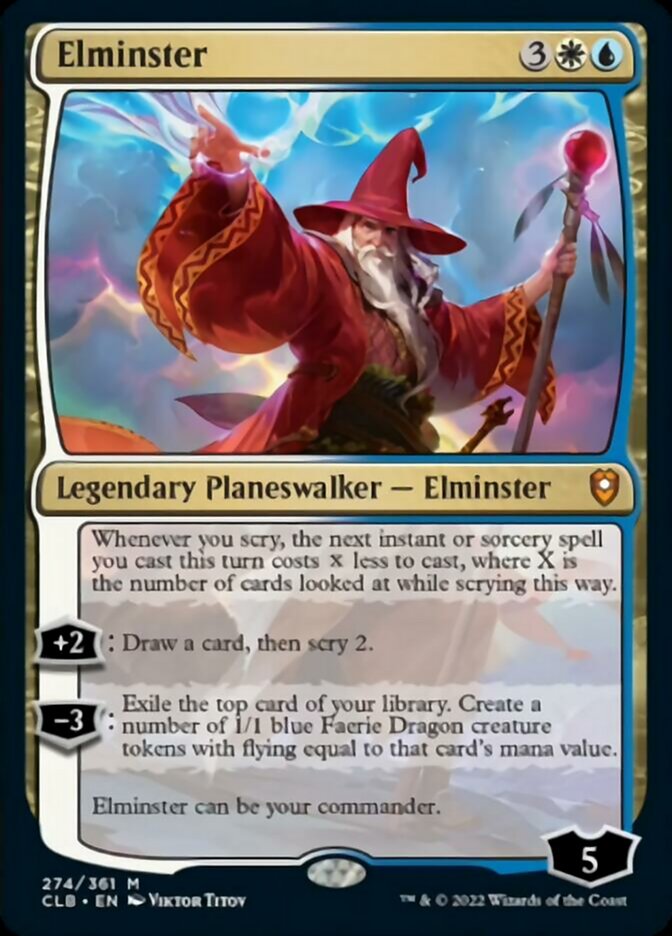 Elminster [Commander Legends: Battle for Baldur's Gate] [Foil]
