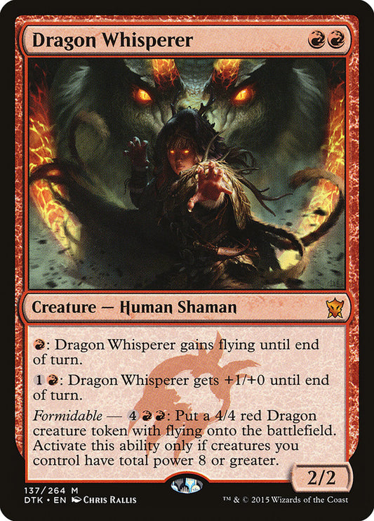 Dragon Whisperer [Dragons of Tarkir] [Foil]