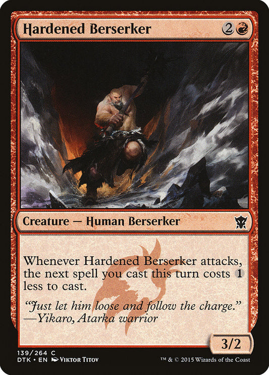 Hardened Berserker [Dragons of Tarkir] [Foil]