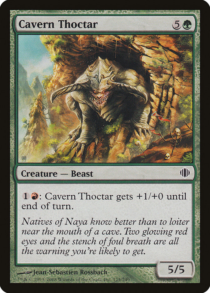 Cavern Thoctar [Shards of Alara] [Foil]