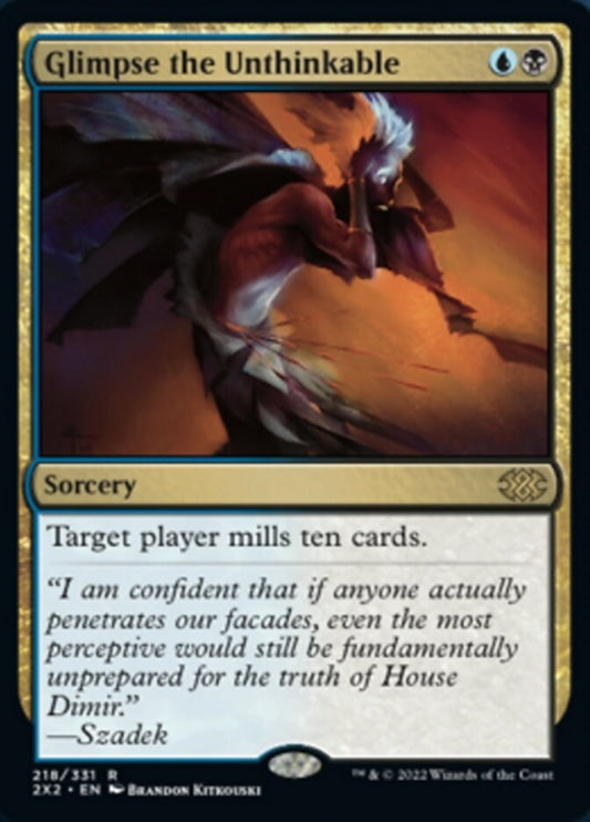 Glimpse the Unthinkable [Double Masters 2022] [Foil]