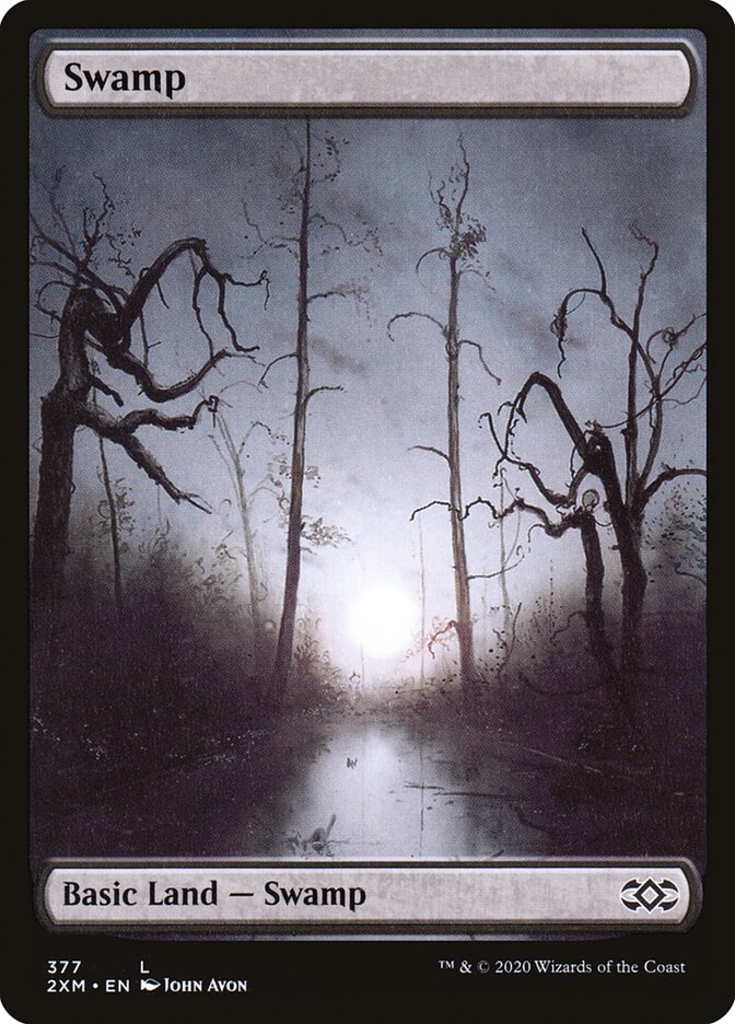 Swamp (377) [Double Masters] [Foil]