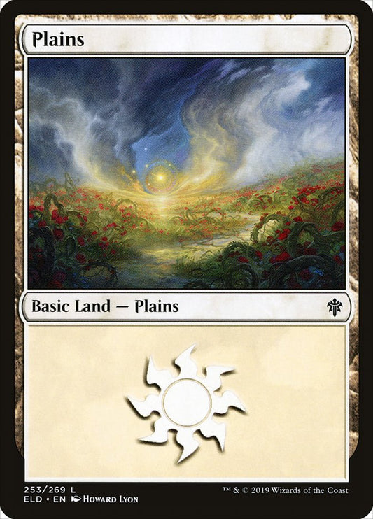 Plains (253) [Throne of Eldraine] [Foil]