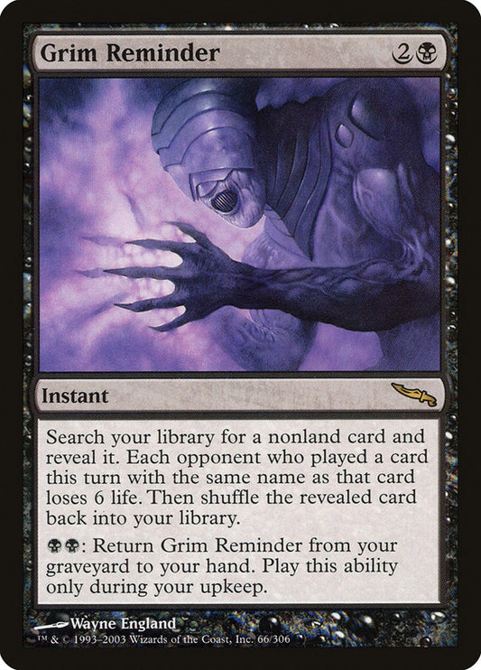 Grim Reminder [Mirrodin] [Foil]