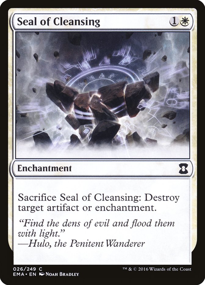 Seal of Cleansing [Eternal Masters] [Foil]