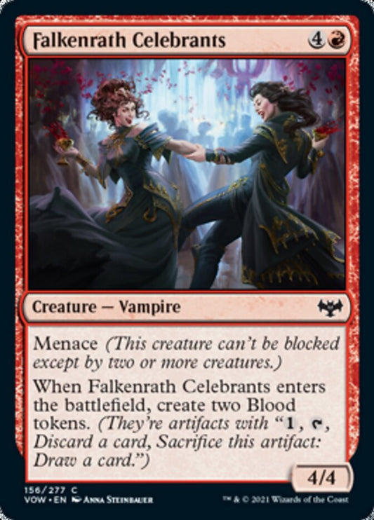 Falkenrath Celebrants [Innistrad: Crimson Vow] [Foil]