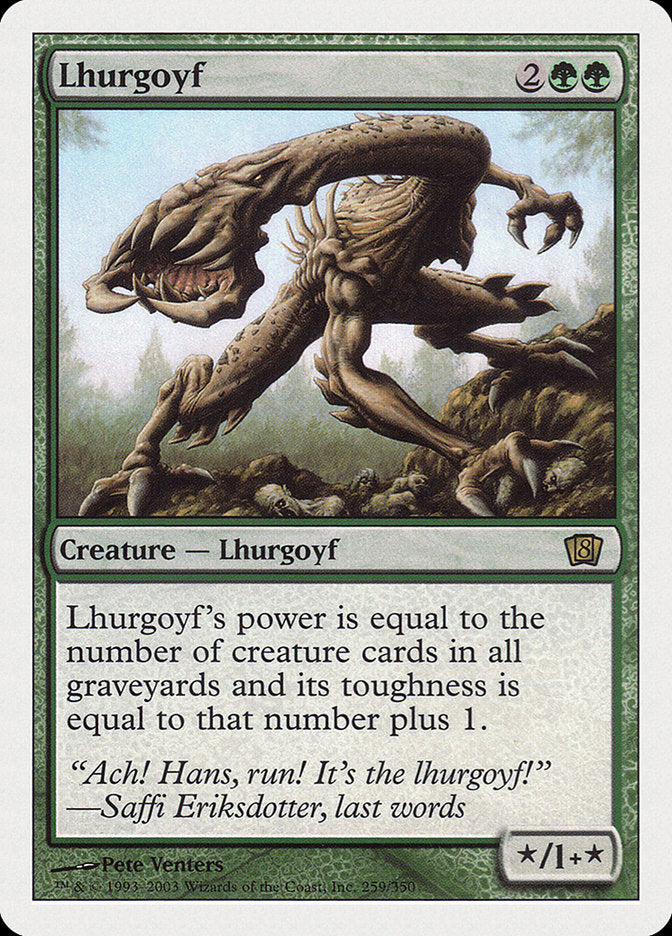 Lhurgoyf [Eighth Edition] [Foil]