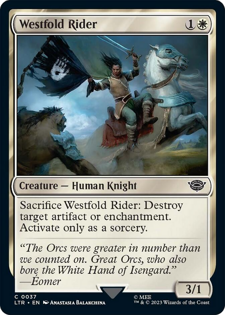 Westfold Rider [The Lord of the Rings: Tales of Middle-Earth] [Foil]