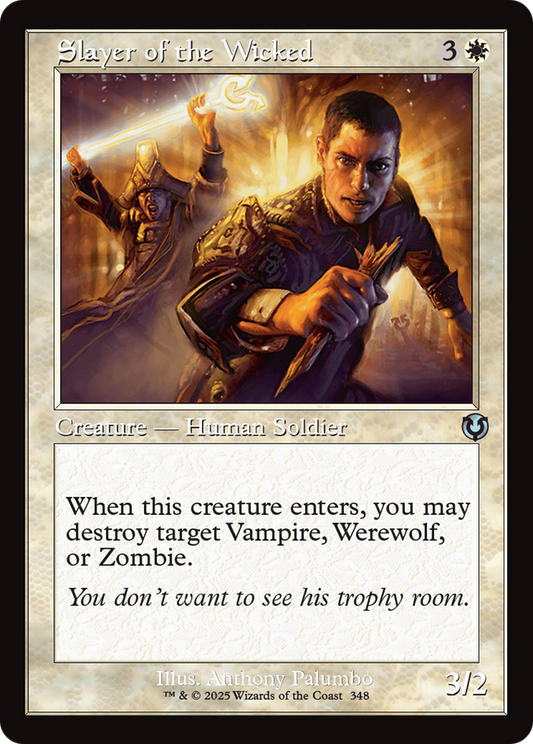 Slayer of the Wicked (Retro Frame) [Innistrad Remastered] [Foil]