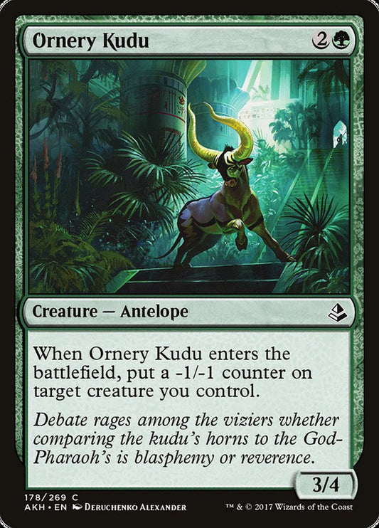 Ornery Kudu [Amonkhet] [Foil]