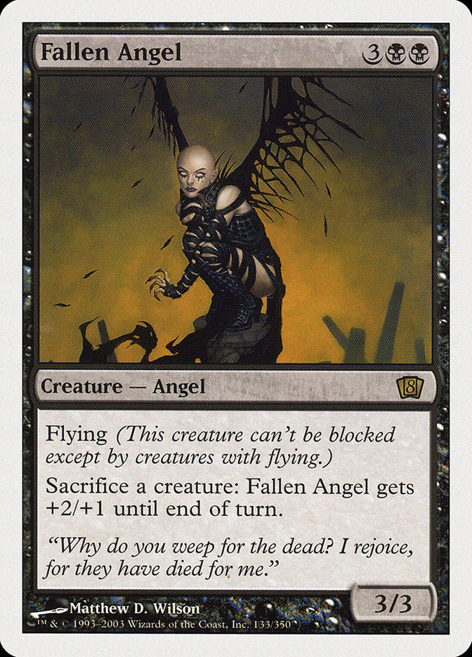 Fallen Angel [Eighth Edition] [Foil]