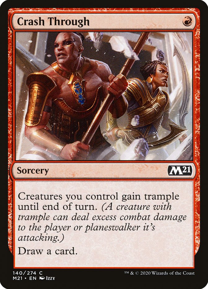 Crash Through [Core Set 2021] [Foil]