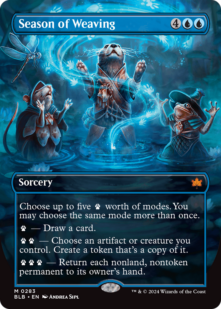 Season of Weaving (Borderless) [Bloomburrow] [Foil]