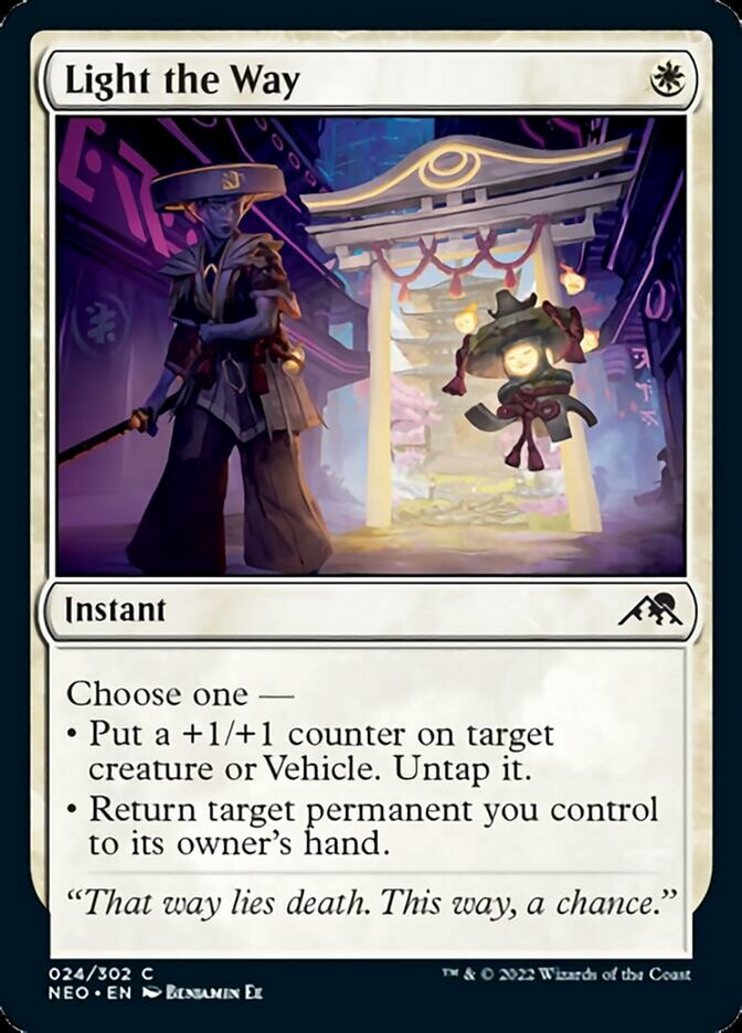 Light the Way [Kamigawa: Neon Dynasty] [Foil]