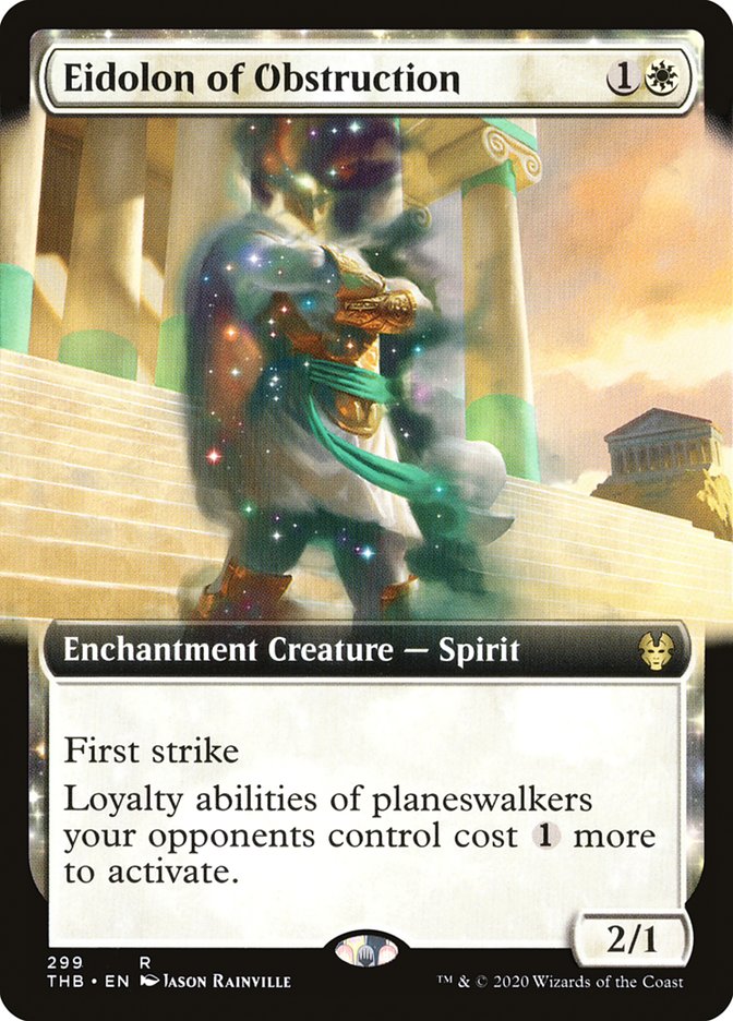 Eidolon of Obstruction (Extended Art) [Theros Beyond Death] [Foil]