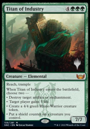 Titan of Industry (Promo Pack) [Streets of New Capenna Promos] [Foil]